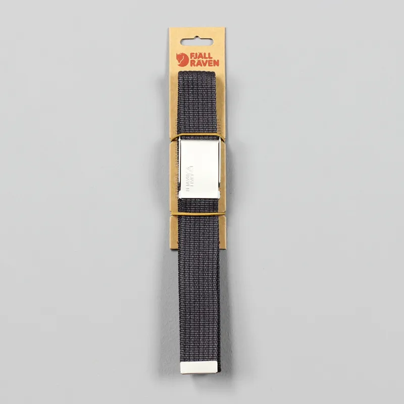 Fjallraven Merano Canvas Belt Dark Grey