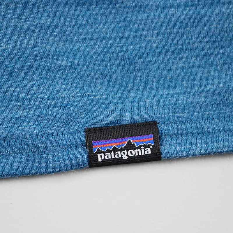 Patagonia Merino Daily T Shirt Underwater Blue-1