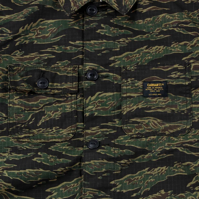 Carhartt WIP Michigan Chore Coat Camo Tiger-1