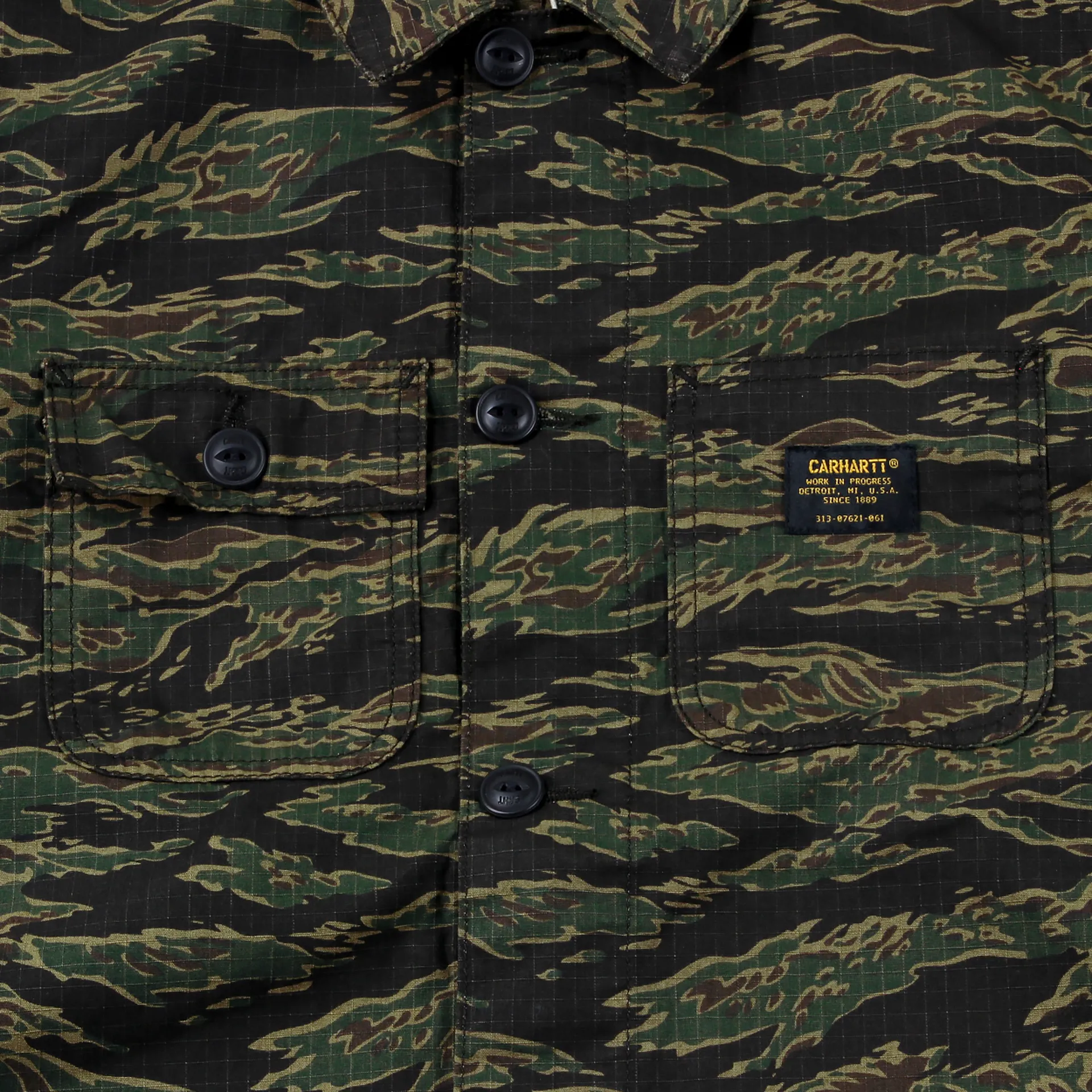 Carhartt WIP Michigan Chore Coat Camo Tiger