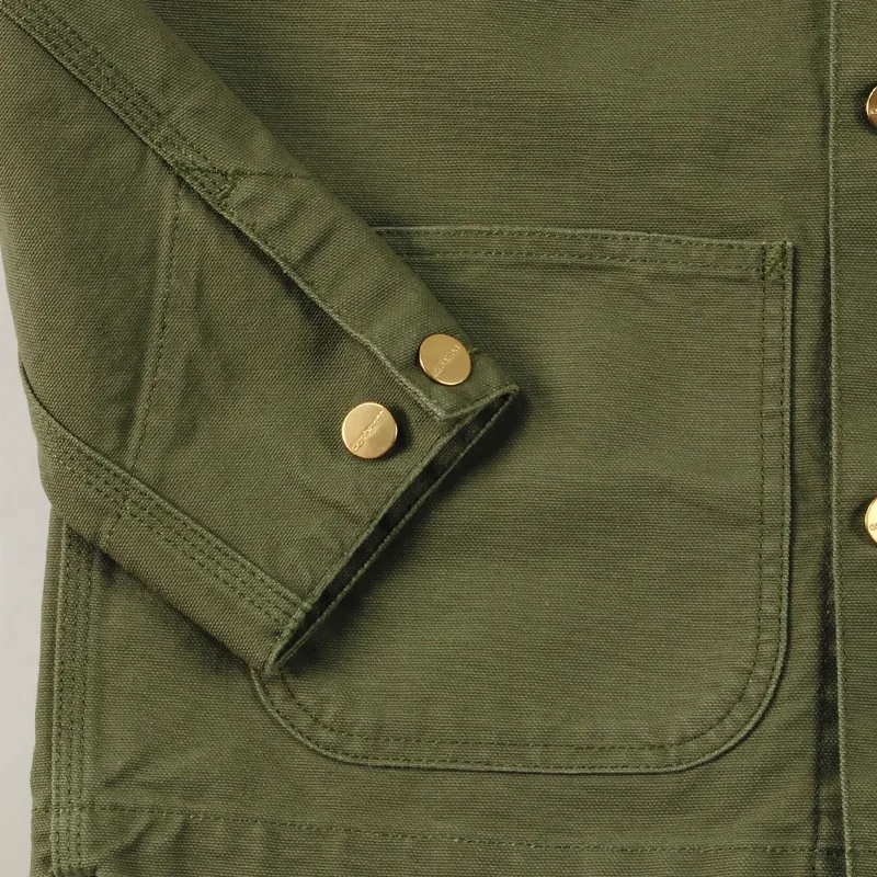 Carhartt WIP Michigan Chore Coat Green Black-3