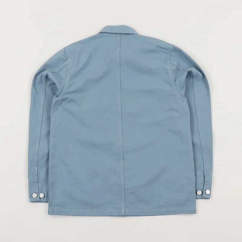 Carhartt Work In Progress Cotton Michigan Chore Coat Dusty Blue