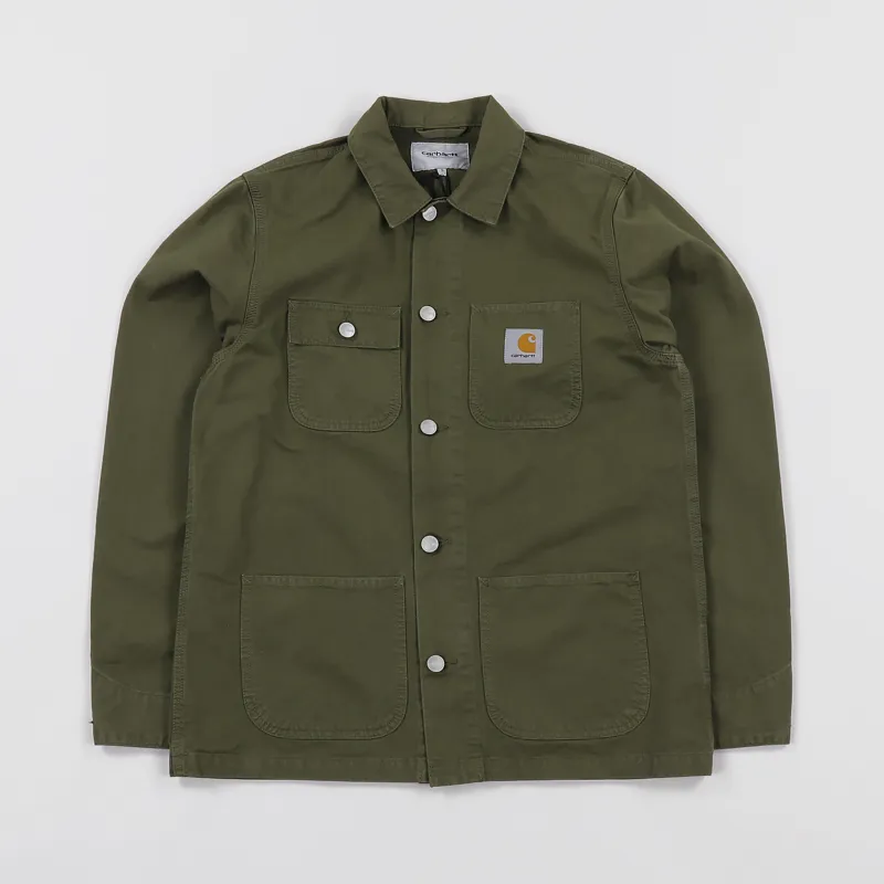 Carhartt Work In Progress Cotton Michigan Chore Coat Rover Green