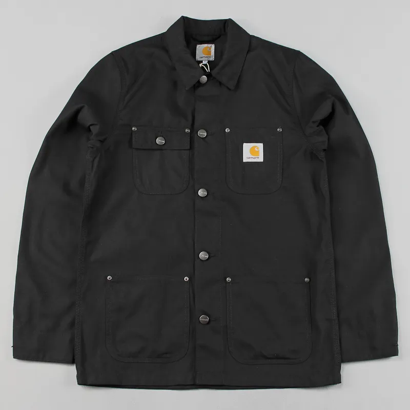 Carhartt WIP Michigan chore coat jacket black mens work wear
