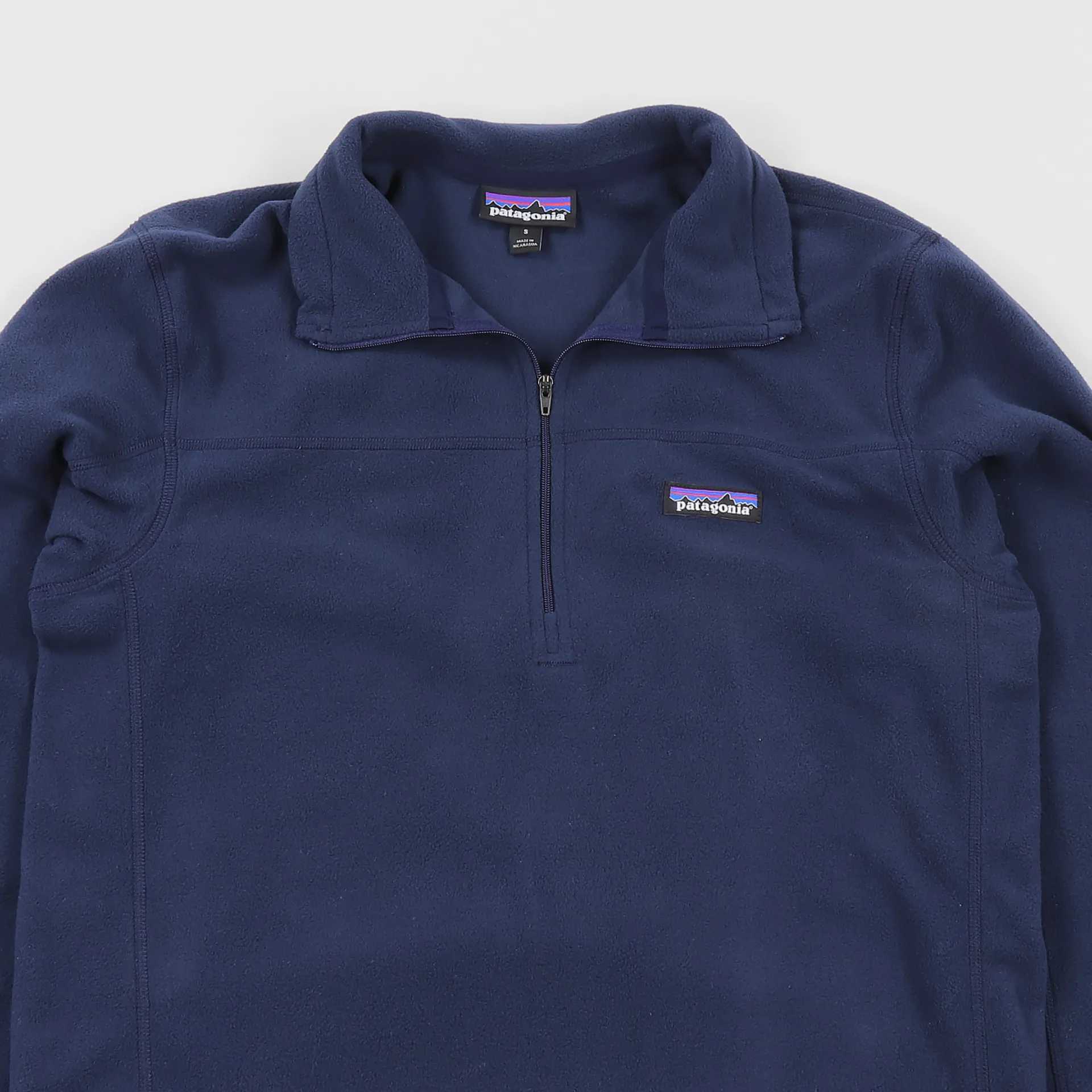 Patagonia Micro D Fleece Pullover Jacket Navy Blue