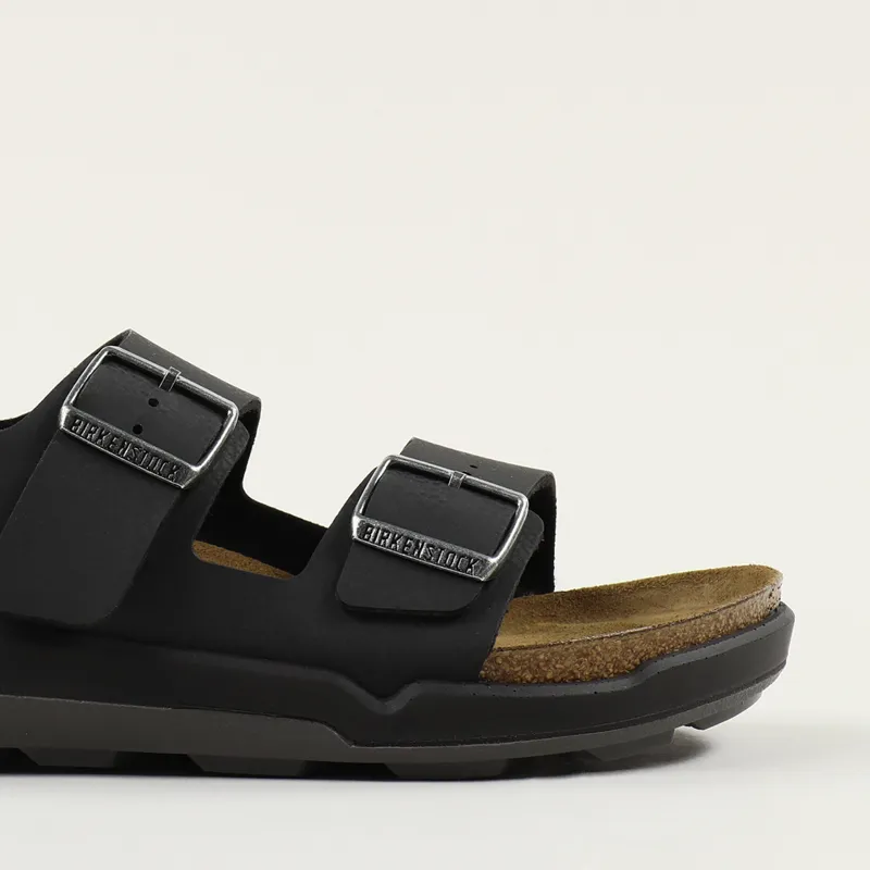 Birkenstock Milano CT Birko-Flor Sandals Desert Soil Black-2