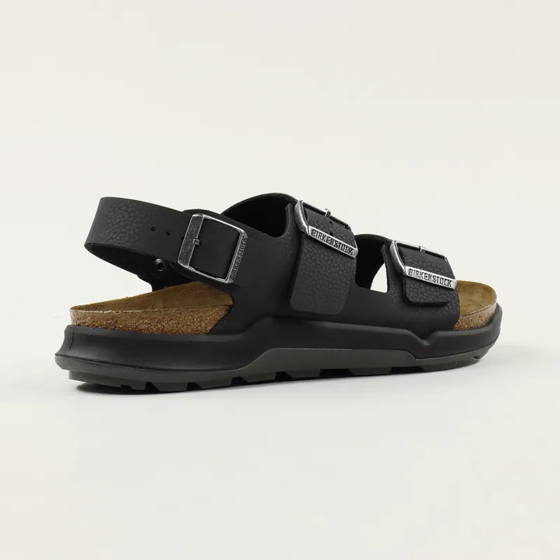 Birkenstock Milano CT Birko-Flor Sandals Desert Soil Black-5