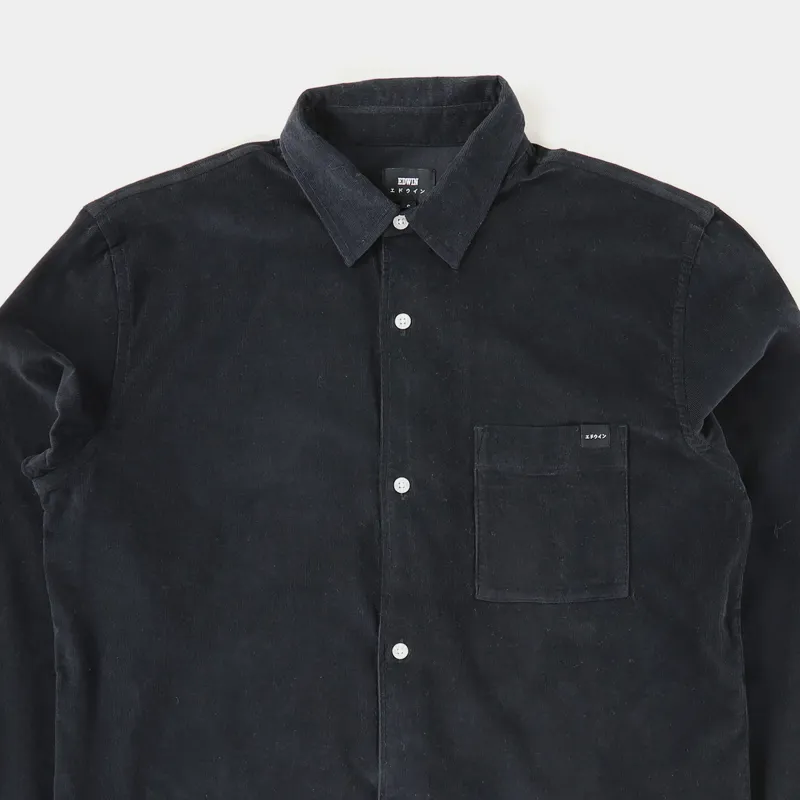 Edwin Minimal Shirt Black-1