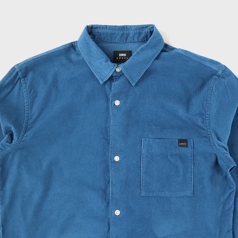 Edwin Minimal Shirt Legion Blue-1