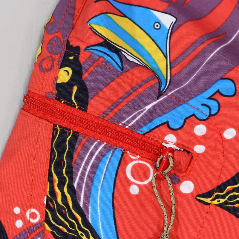 Patagonia Minimalist Wavefarer Board Short Paradise Fish Turkish Red-2