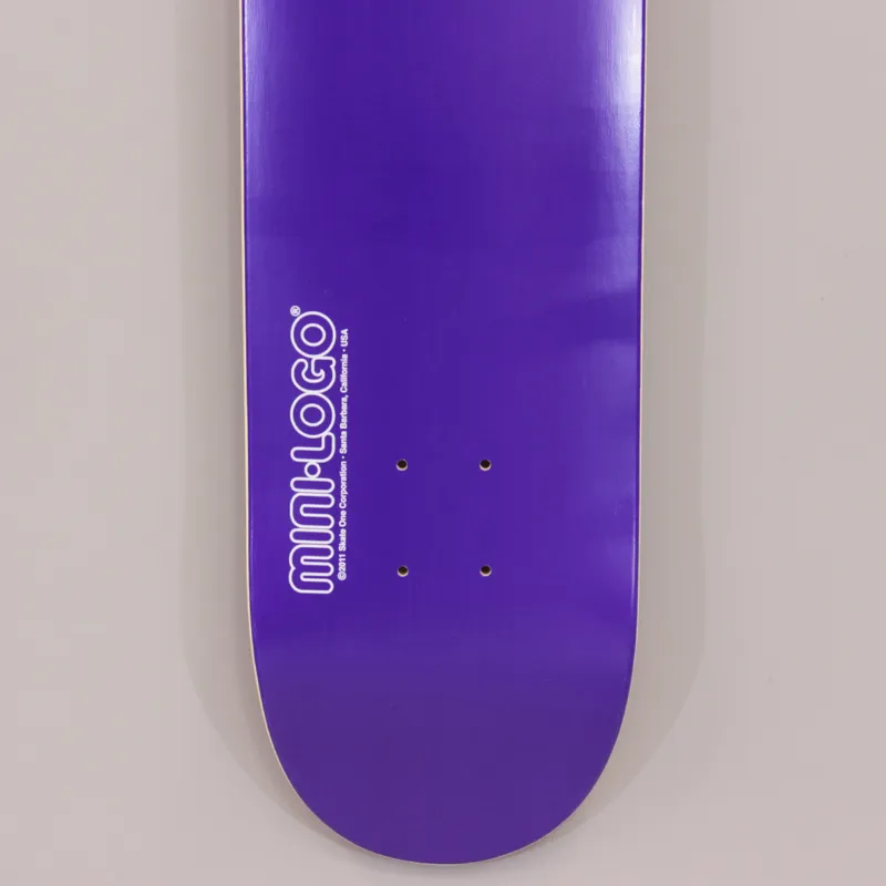 Mini Logo 188 Deck - Purple 7.88 Inch-1