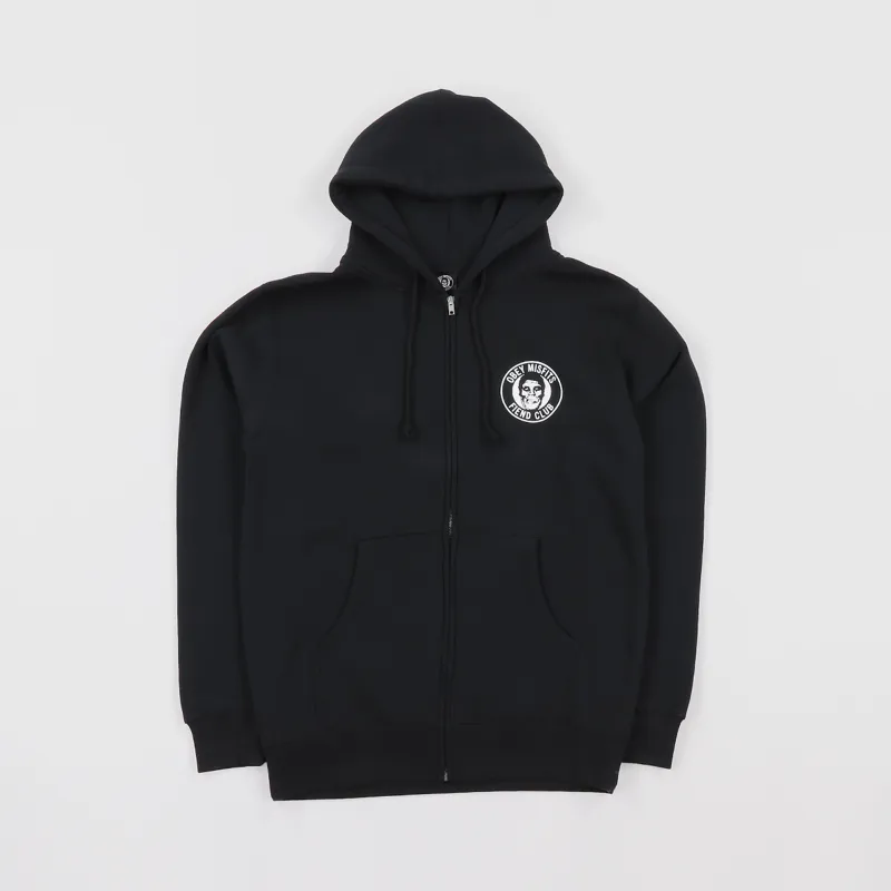 Obey x Misfits Fiend Club Hood Black-1