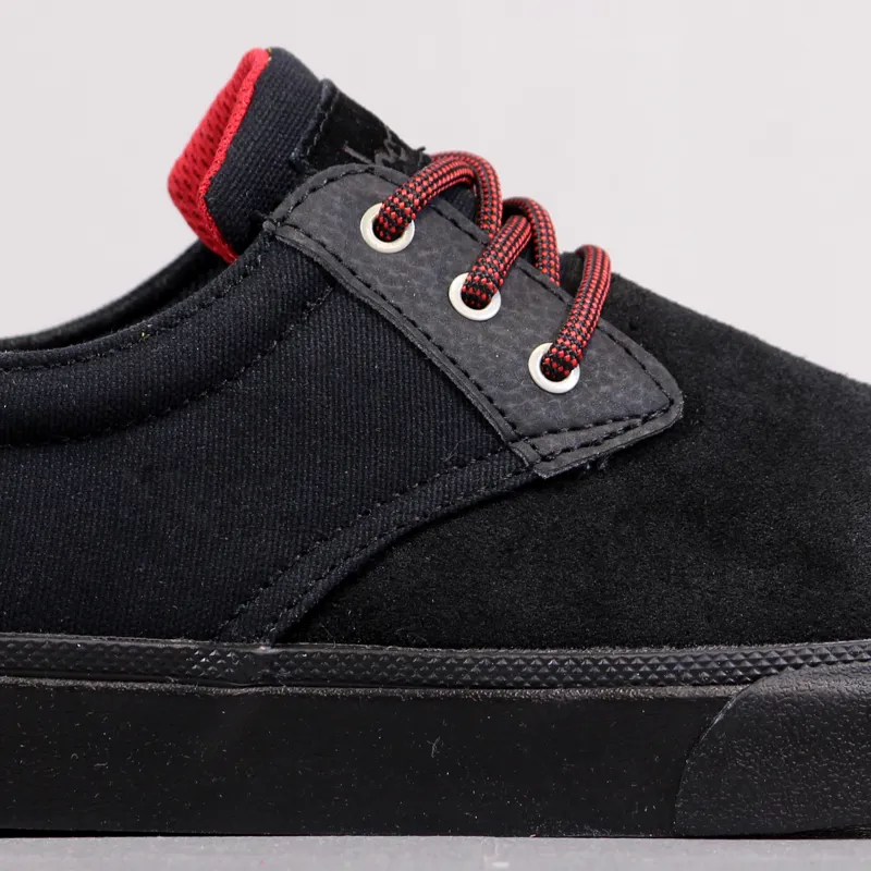 Lakai MJ Chocolate 20 Year Shoes Black Black Suede-2