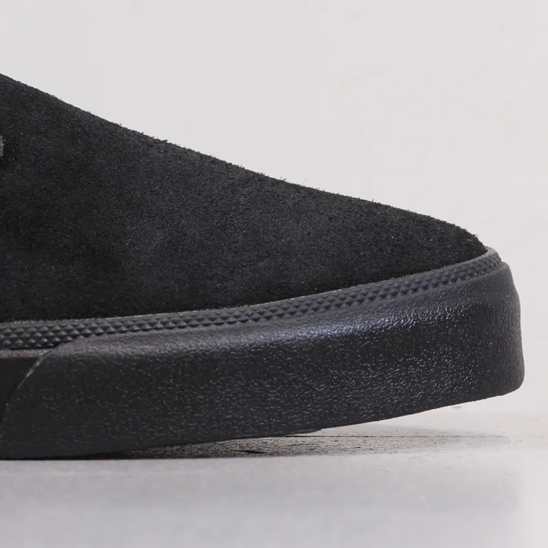 Lakai MJ Chocolate 20 Year Shoes Black Black Suede-3