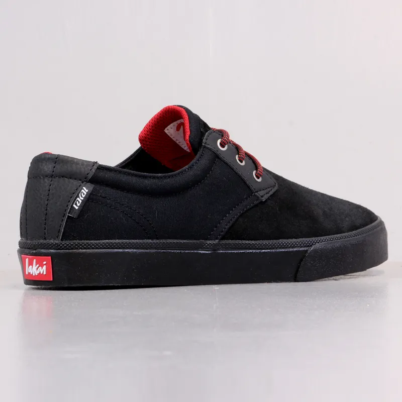 Lakai MJ Chocolate 20 Year Shoes Black Black Suede-5