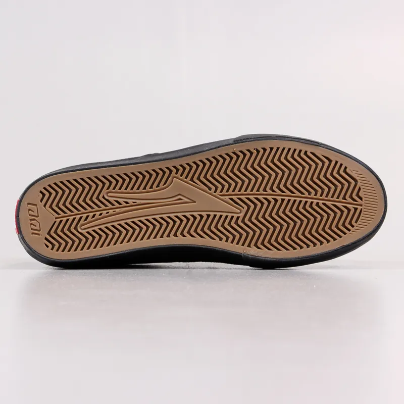 Lakai MJ Chocolate 20 Year Shoes Black Black Suede-6