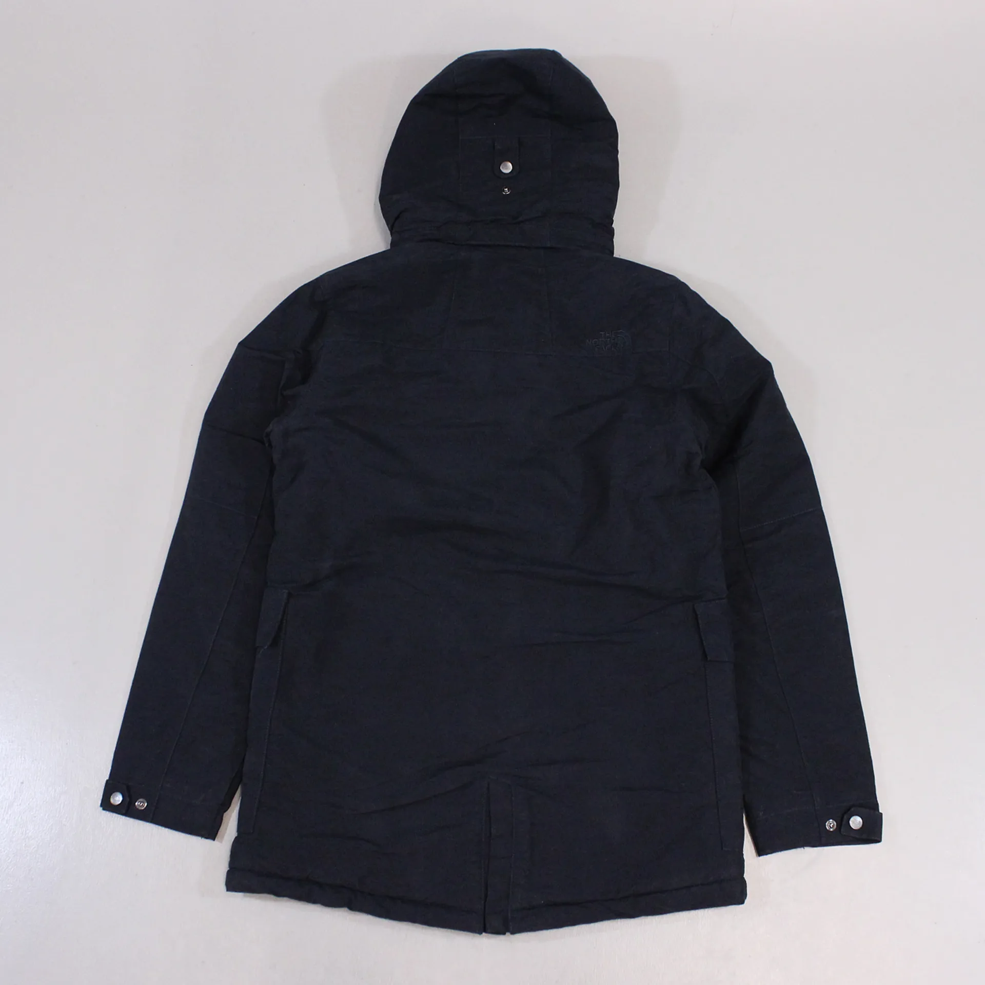 The North Face Katavi parka coat in navy blue