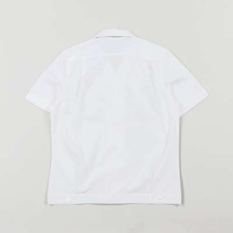 Fred Perry x Miles Kane Bowling Shirt White-4