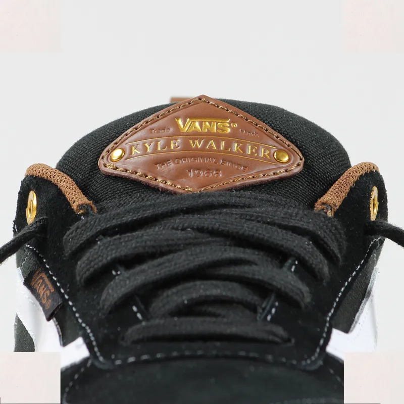 Vans Kyle Walker Pro Shoes Black White Gum-6