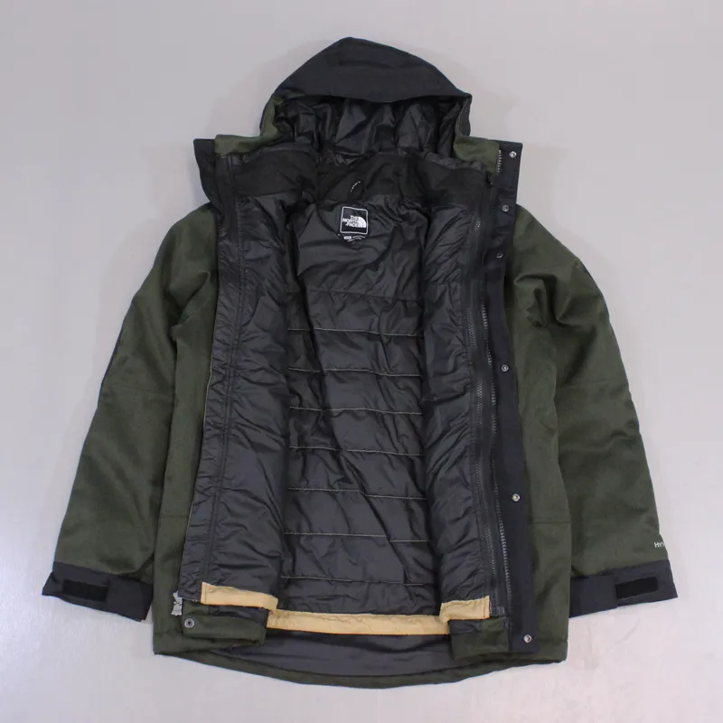 The North Face Mens Mountain Triclimate Jacket Forest Night Green-4