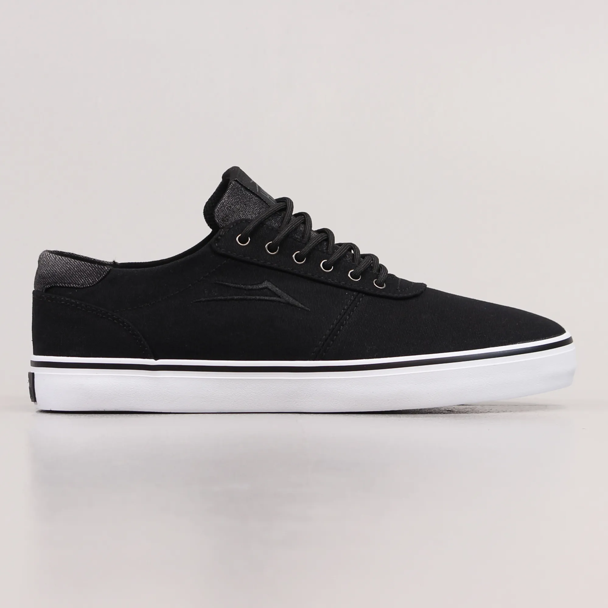 Lakai x Baker Manchester Lean Shoes Black Canvas - Main Image