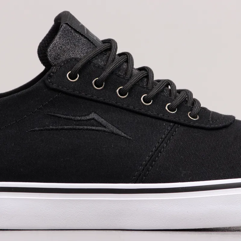 Lakai x Baker Manchester Lean Shoes Black Canvas-2