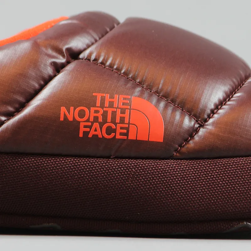 The North Face Mens Nuptse Tent Mules III Shiny Brown Orange-1