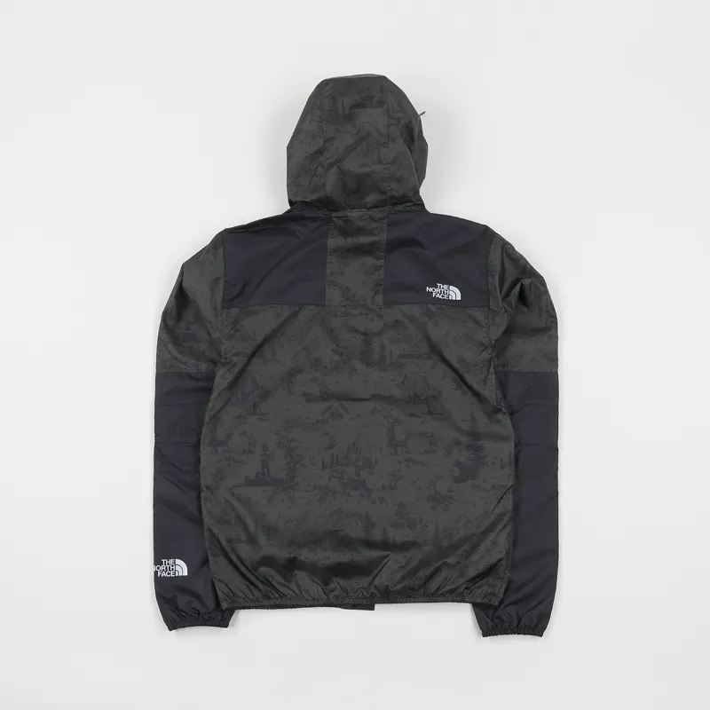 The North Face 1985 Seasonal Mountain Jacket Black Ink Green