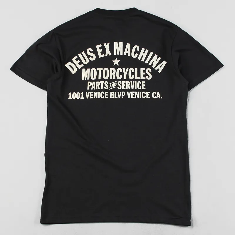 Deus Ex Machina Moto Grigio T Shirt Black-2