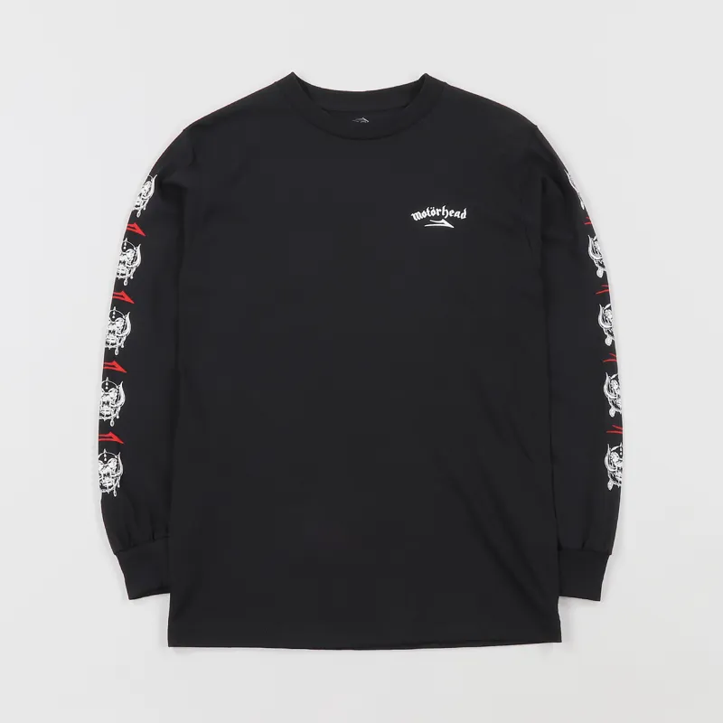 Lakai Motorhead War Pig Long Sleeve T Shirt Black
