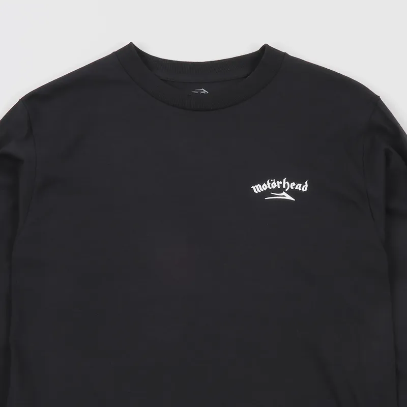 Lakai Motorhead War Pig Long Sleeve T Shirt Black-2