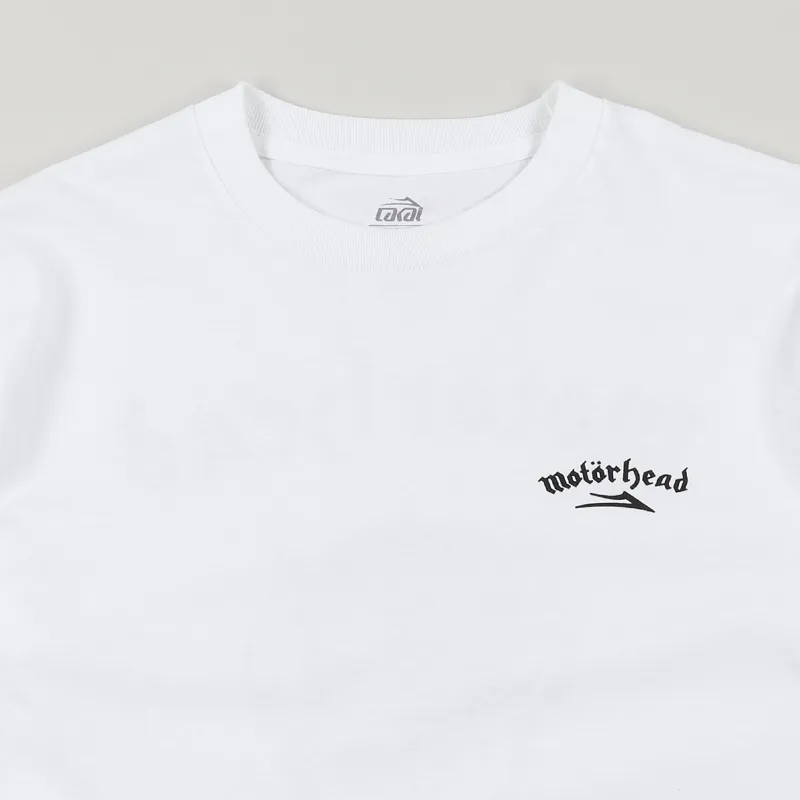 Lakai Motorhead War Pig T Shirt White-1