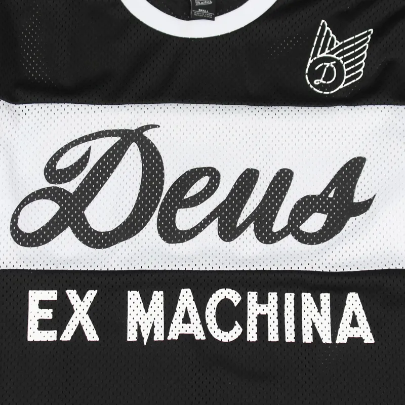 Deus Ex Machina Moto X 4 Longsleeve Jersey T Shirt Black Bikes