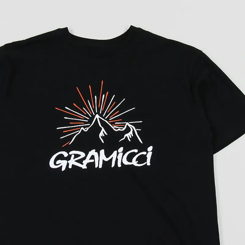 Gramicci Mountain T Shirt Black-1