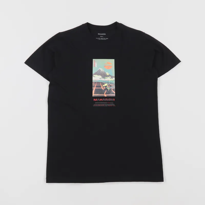Maharishi Mount Tron T Shirt Black