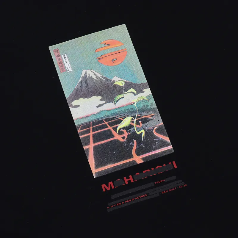 Maharishi Mount Tron T Shirt Black-2