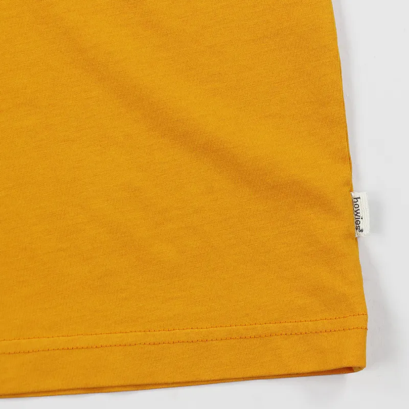 howies Organic T Shirt Caws Yellow-2