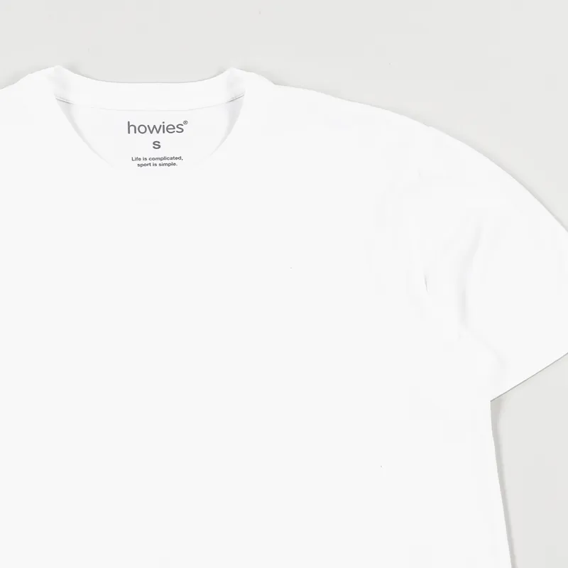 howies Organic T Shirt White-2