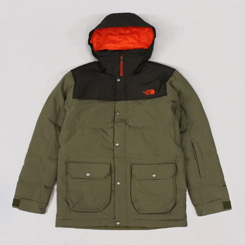 The North Face Heritage Mens Seaworth Down Jacket G.I Green