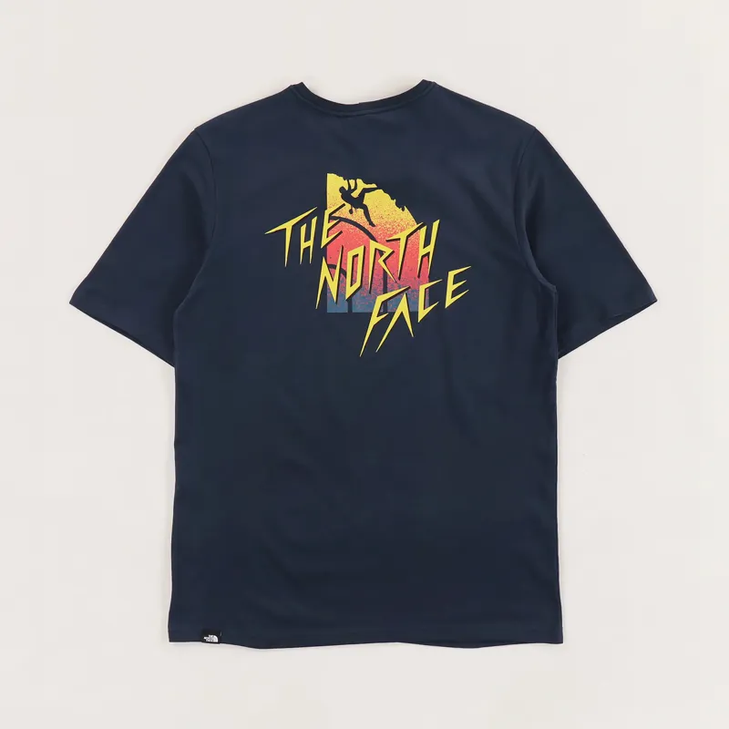 The North Face Mens Masters Of Stone SS T Shirt Urban Navy Blue