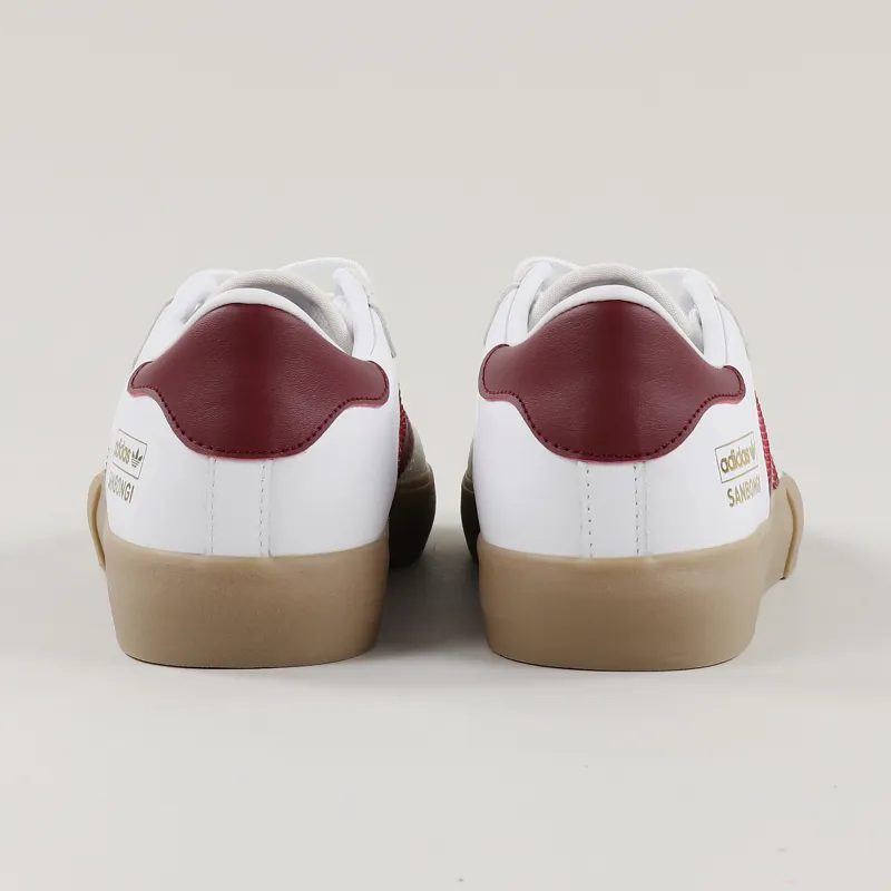 Adidas Skate Matchbreak Super Sanbongi Shoes White Burgundy Gum