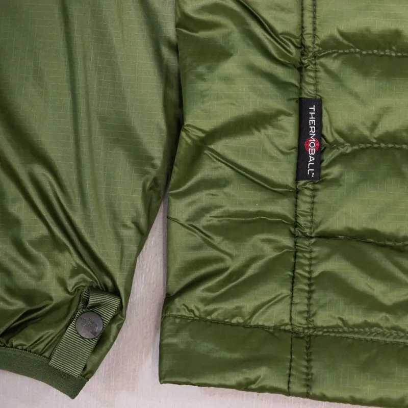 The North Face Mens Thermoball Triclimate Jacket Burnt Olive Green-11