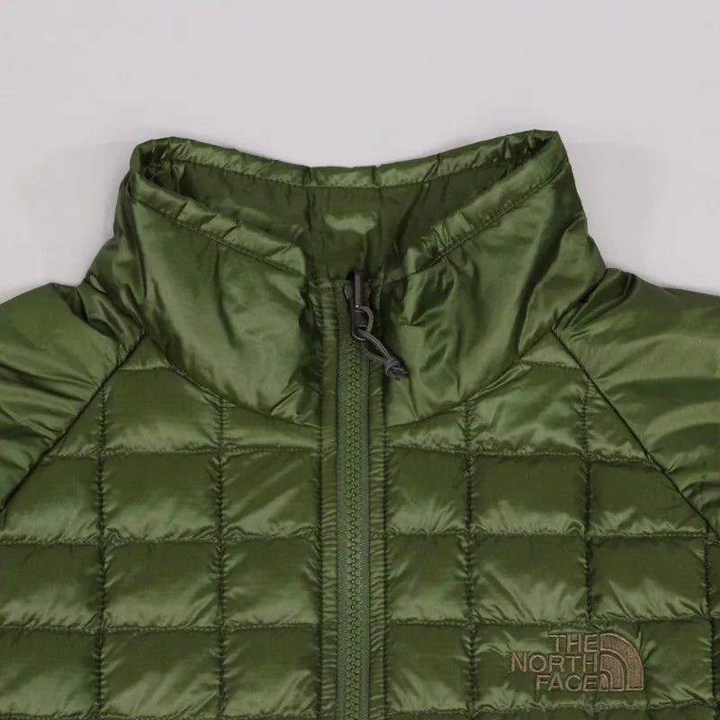 The North Face Mens Thermoball Triclimate Jacket Burnt Olive Green-6