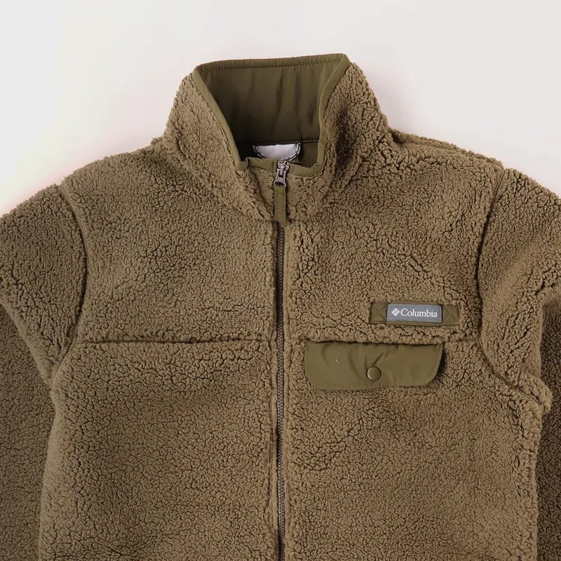 Columbia Mountain Side Full-Zip Fleece Olive Green-1