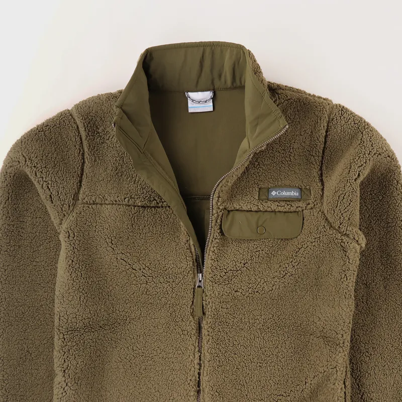 Columbia Mountain Side Full-Zip Fleece Olive Green-2