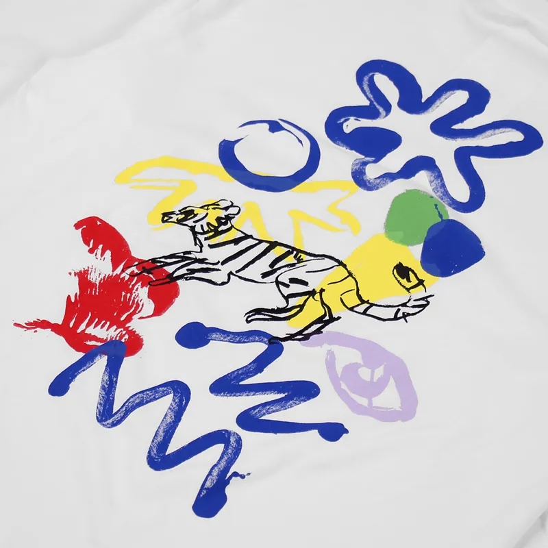 Reception Muderacks Long Sleeve T Shirt White-2