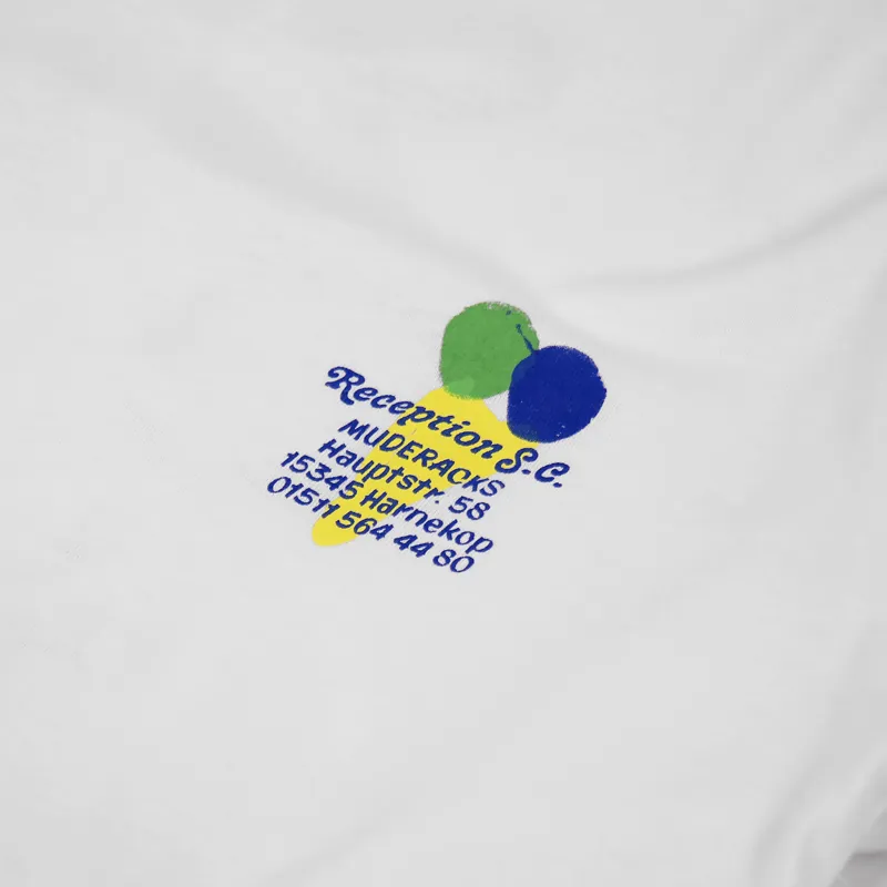 Reception Muderacks Long Sleeve T Shirt White-5