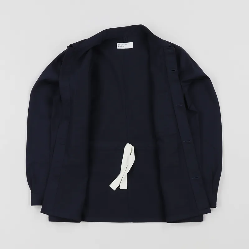 Universal Works MW Fatigue Jacket Navy-3