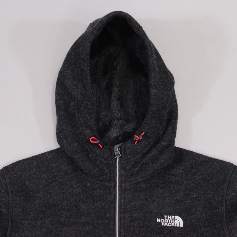 The North Face Mens Zermatt Full Zip Hooded Fleece Black-1
