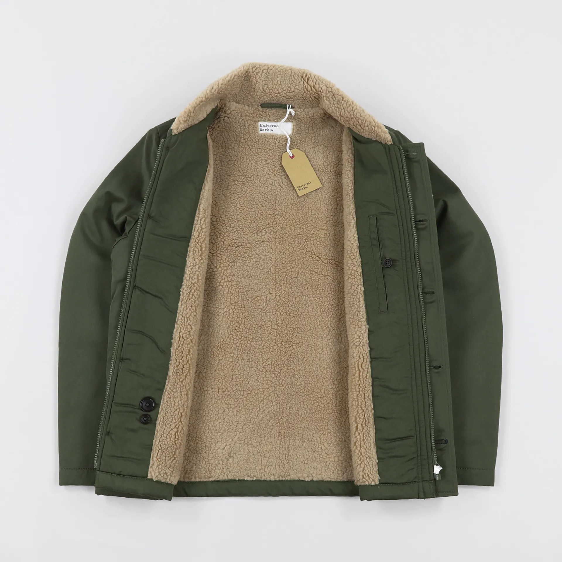 Universal Works N1 Twill Jacket Light Olive